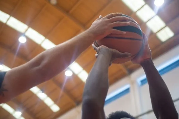 women basketball playoff game